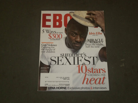 2010 AUGUST EBONY MAGAZINE - IDRIS ELBA COVER - B 1290