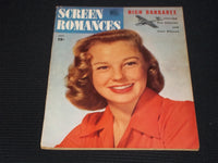 1947 APRIL SCREEN ROMANCES MAGAZINE - JUNE ALLYSON COVER - E 16595