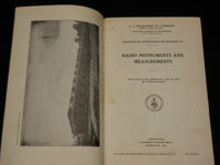 1937 RADIO INSTRUMENTS AND MEASUREMENTS SOFTCOVER BOOK - KD 7424