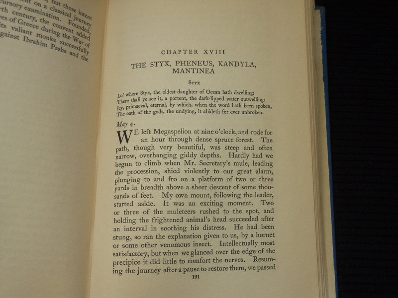1929 HELLAS REVISITED HARDCOVER BOOK BY W. MACNEILE DIXON - KD 9388