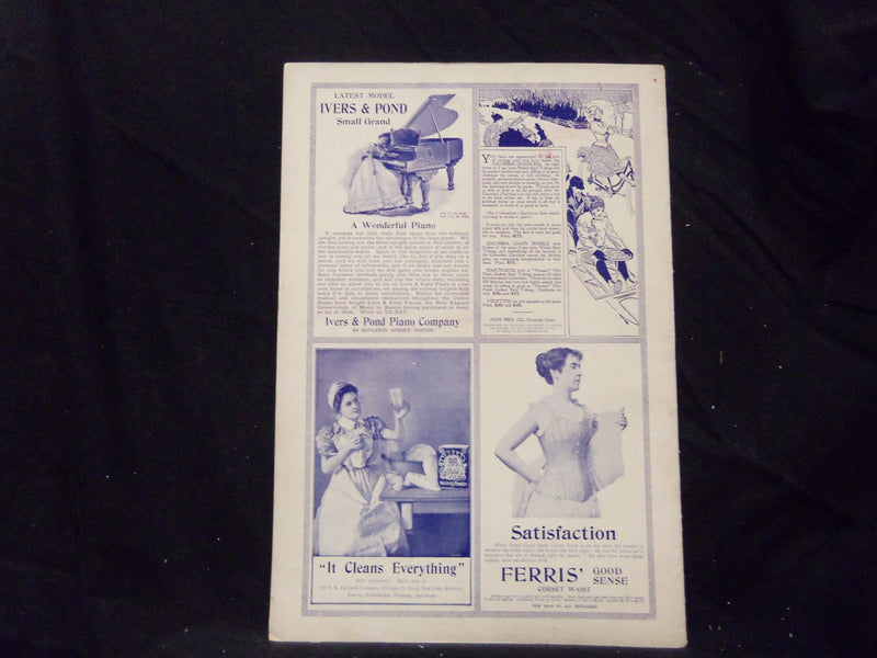 1898 FEBRUARY LADIES' HOME JOURNAL MAGAZINE - GREAT ILLUSTRATIONS & ADS -ST 1575