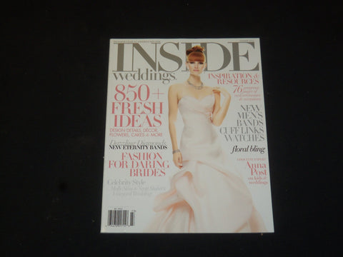2012 SUMMER INSIDE WEDDINGS MAGAZINE - NICE COVER, ADS, PHOTOS & STORIES SP 8537