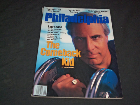 1994 SEPTEMBER PHILADELPHIA MAGAZINE - LARRY KANE - SP 6085