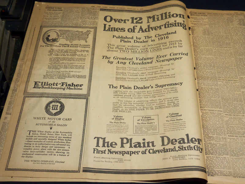 1917 JANUARY 2 NEW YORK TIMES - TURKEY CLAIMS NEW FREEDOM - NT 8732