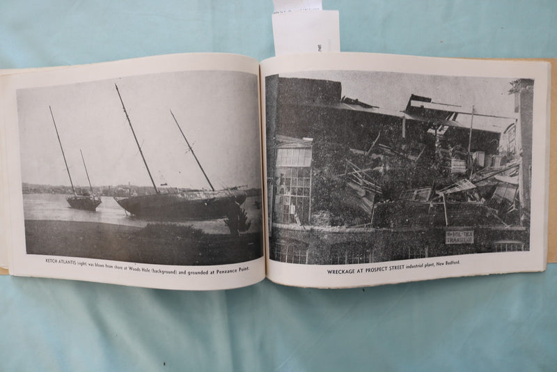 1944 SEPTEMBER 14 HURRICANE SOFTCOVER BOOK - NEW BEDFORD & HYANNIS, MA - K 3434