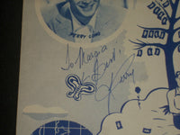 PERRY COMO A DREAMER'S HOLIDAY AUTOGRAPHED SHEET MUSIC - AM 86