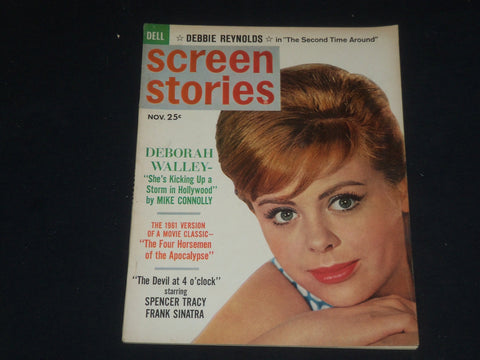 1961 NOVEMBER SCREEN STORIES MAGAZINE- DEBORAH WALLEY COVER-SP 4431