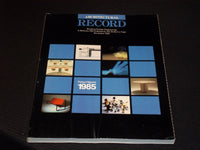 1984 DECEMBER ARCHITECTURAL RECORD MAGAZINE - PRODUCT REPORTS COVER - E 1008