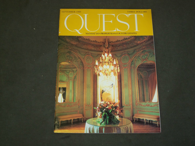 1989 SEPTEMBER QUEST MAGAZINE - KENNETH JAY LANE - B 5056