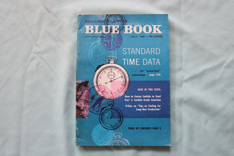 1961 MACHINE AND TOOL BLUE BOOK MAGAZINE - LOT OF 2 - K 3285