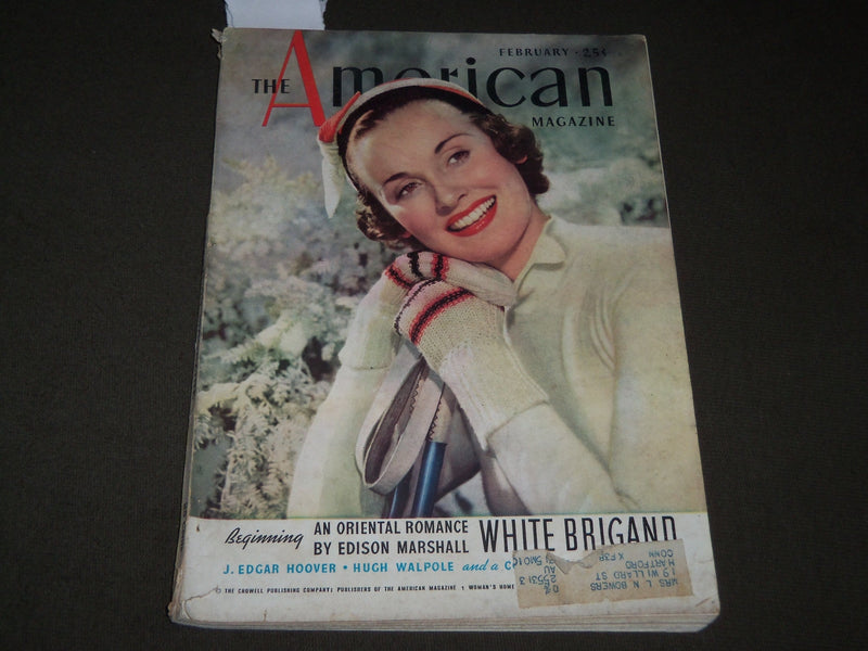 1937 FEBRUARY THE AMERICAN MAGAZINE - GREAT STORIES & ADS - J 3387