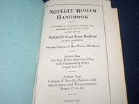 1925 ABRAM COX STOVE CO. HANDBOOK & CATALOG NO. 78 ON NOVELTY BOILERS - J 1803