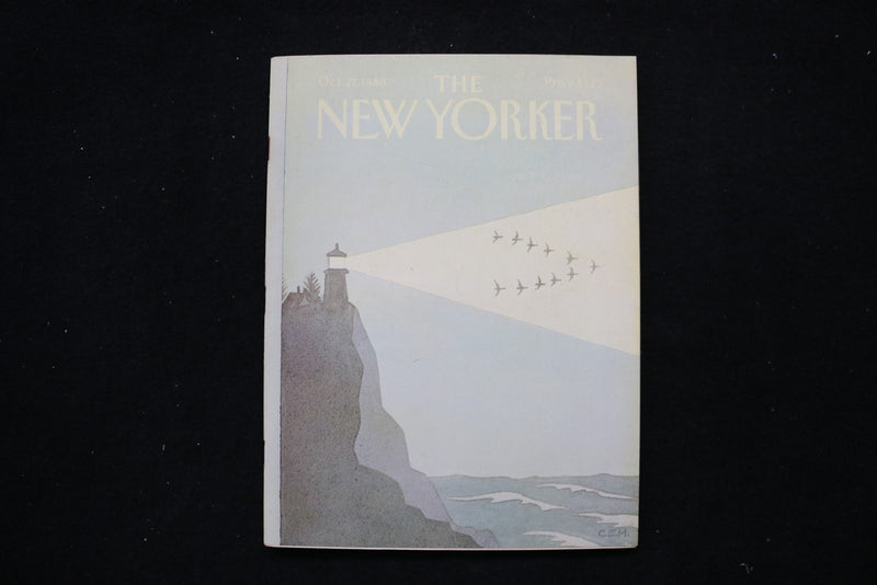 1980 OCTOBER 27 NEW YORKER MAGAZINE - GREAT ILLUSTRATED COVER - NY 3042