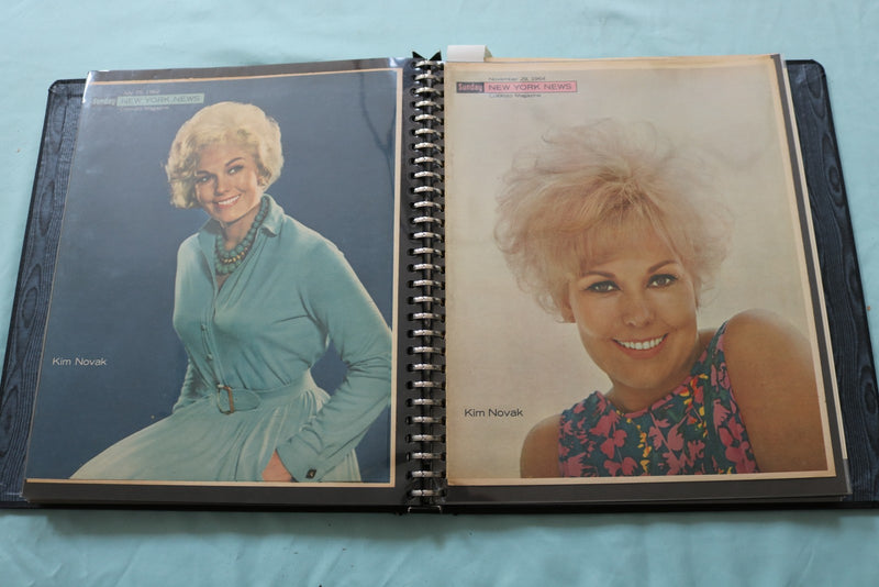 MOVIE STAR SCRAPBOOK - PAUL NEWMAN - KIM NOVAK - #25