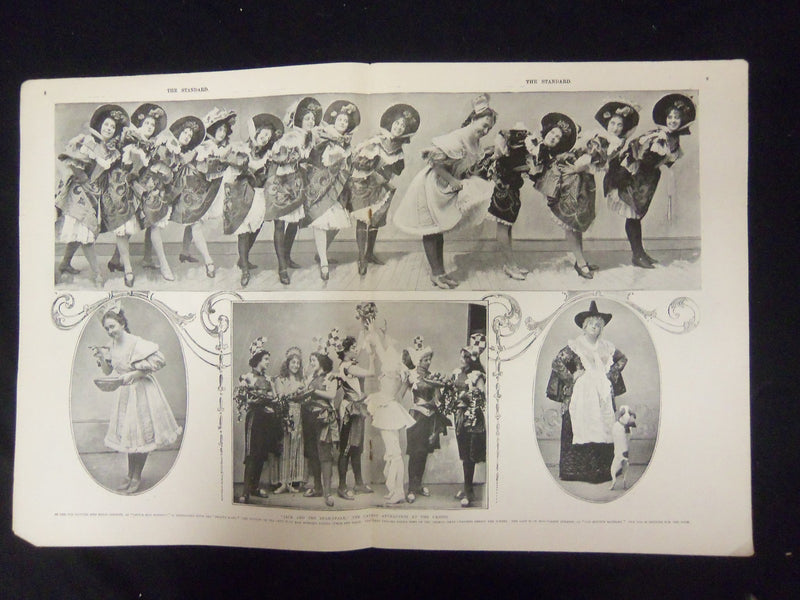 1896 DECEMBER 12 THE STANDARD MAGAZINE- COMIC OPERA QUEEN IN VAUDEVILLE- ST 3206