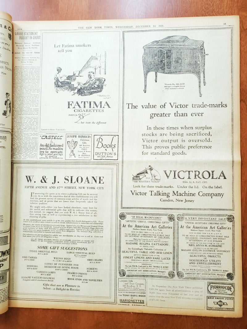 1921 DECEMBER 14 NEW YORK TIMES - FOUR-POWER TREATY FORMALLY SIGNED - NT 8042