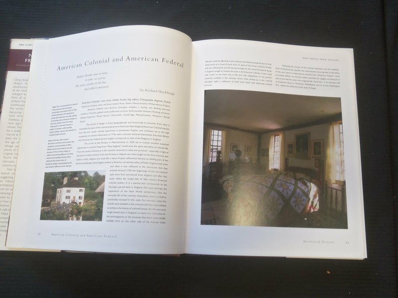 2002 NEW SPACES FROM SALVAGE HARDCOVER BOOK BY THOMAS J. O'GORMAN- R 733F