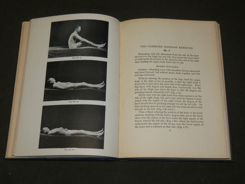 1920 MASSAGE AND EXERCISES COMBINED BOOK BY ALBRECHT JENSEN - KD 6129