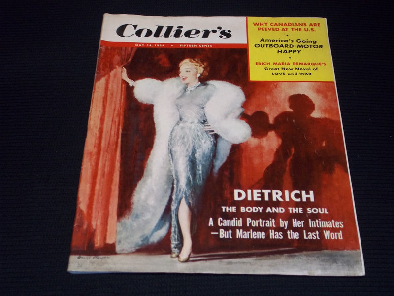 1954 MAY 14 COLLIER'S MAGAZINE - MARLENE DIETRICH FRONT COVER - E 13294