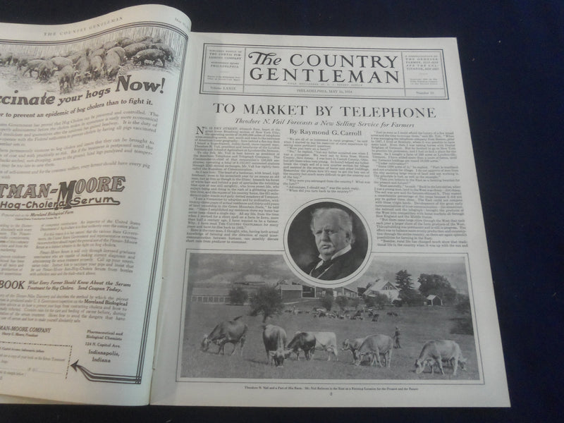 1914 MAY 16 THE COUNTRY GENTLEMAN MAGAZINE - ILLUSTRATED COVER - B 2801N