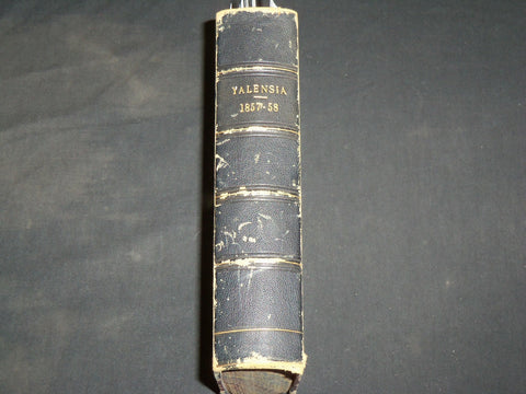 1857-1858 YALENSIA THE YALE LITERARY MAGAZINE BOUND VOLUME NO. 23 - KD 6042