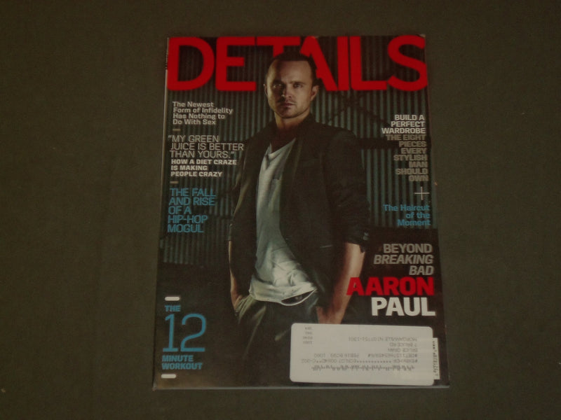 2014 FEBRUARY DETAILS MAGAZINE - AARON PAUL COVER - B 1666