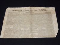 1835-1842 CHRISTIAN ADVOCATE AND JOURNAL NEWSPAPERS LOT OF 2 - NP 3879W