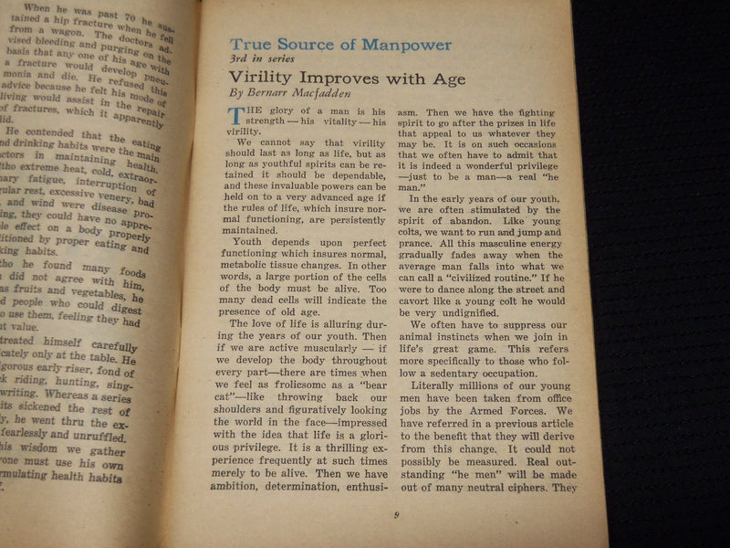 1944 MARCH PHYSICAL CULTURE MAGAZINE - DIGEST - JAPAN MAY WIN THE WAR - K 1