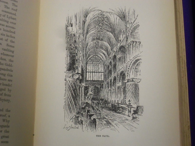 1898 THE CATHEDRALS OF ENGLAND BY FREDERICK FARRAR 1ST & 2ND SERIES - KD 3065
