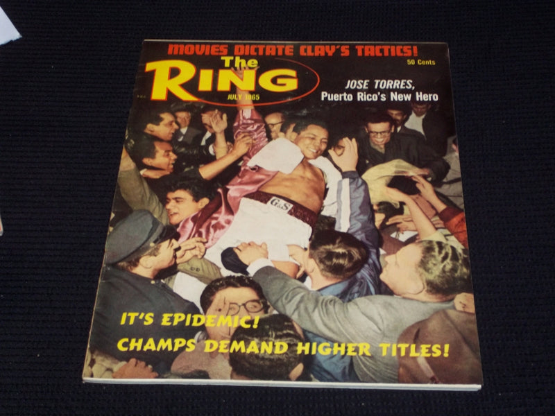 1965 JULY THE RING MAGAZINE - JOSE TORRES BOXING COVER - SP 3669