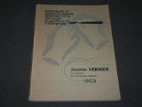 1963 JACQUES VERNIER INSTRUMENTS ET MEDECINE - CHIRURGIE CATALOGUE - FR 515
