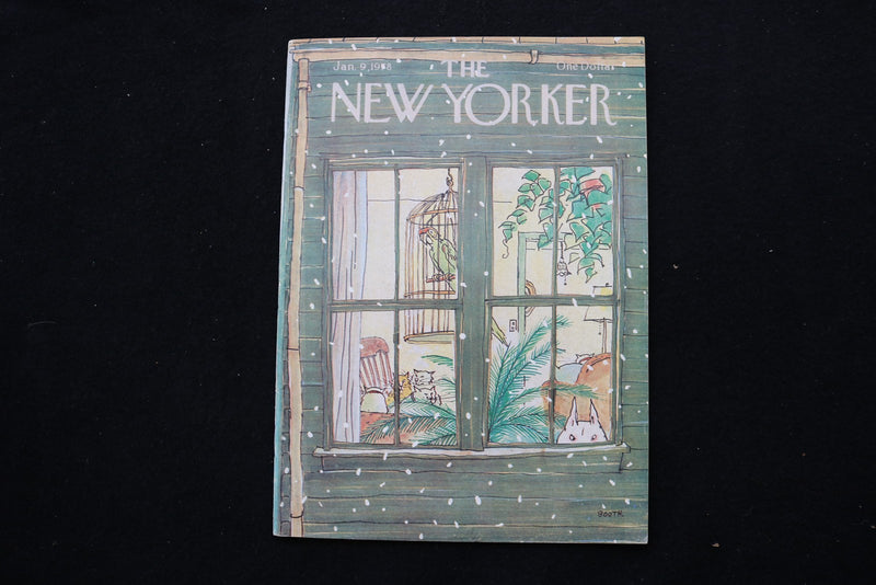 1978 JANUARY 9 NEW YORKER MAGAZINE - GREAT ILLUSTRATED COVER - NY 2995