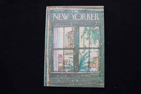 1978 JANUARY 9 NEW YORKER MAGAZINE - GREAT ILLUSTRATED COVER - NY 2995