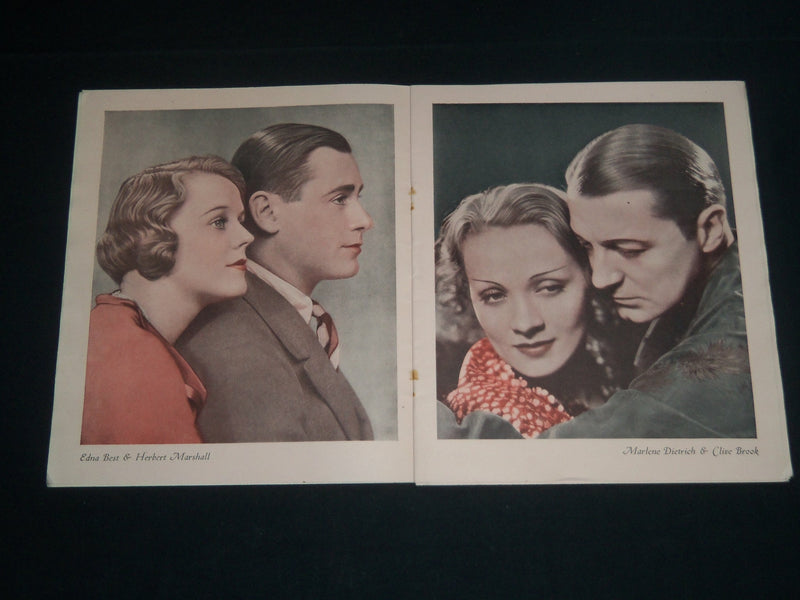 1930'S FAMOUS FILM LOVERS PICTORIAL GIFT BOOK - GRETA GARBO - BARRYMORE - J 4177