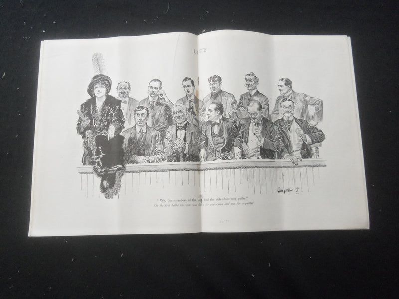 1914 JANUARY 29 LIFE MAGAZINE - THE ENCORE - L 758R