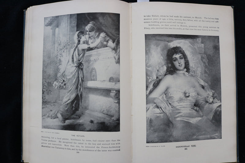 1900'S FAMOUS PICTURES BY RENOWNED ARTISTS - HARDCOVER BOOK - KD 9560