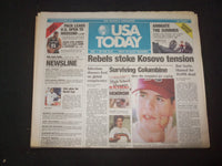 1999 JUNE 18-20 USA TODAY NEWSPAPER - REBELS STOKE KOSOVO TENSION - NP 8040