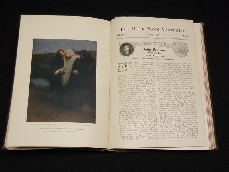 1908 FEBRUARY-JULY THE BOOK NEWS MONTHLY MAGAZINE BOUND VOLUME - KD 7520