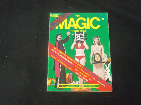 1976 MARCH THE MAGIC MAGAZINE - MAGIC TRICKS, STORIES & PHOTOS - B 1181ZA