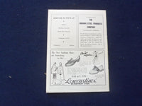 1954 OCTOBER 2 COLLEGE FOOTBALL PROGRAM - ST. JOSEPH'S VS. VALPARAISO - J 8445