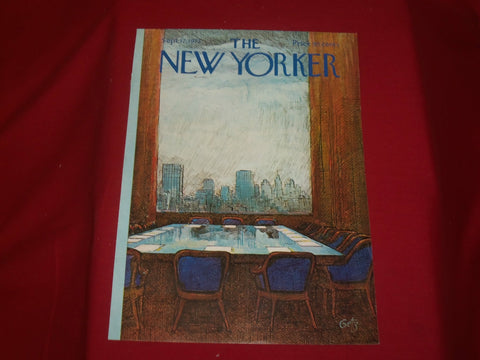 1973 SEPTEMBER 17 NEW YORKER MAGAZINE FRONT COVER ONLY - GREAT ART FOR FRAMING