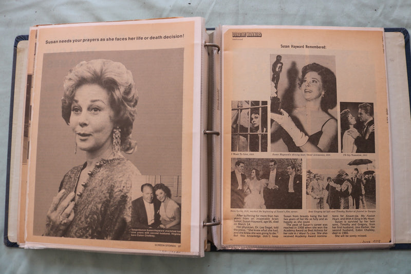 SUSAN HAYWARD SCRAPBOOK - E 26487