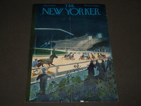 1962 MAY 12 NEW YORKER MAGAZINE FRONT COVER ONLY - GREAT ART FOR FRAMING