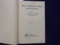 1961 MILK: THE MAMMARY GLAND AND ITS SECRETION HARDCOVER BOOKS-LOT OF 2- KD 8827