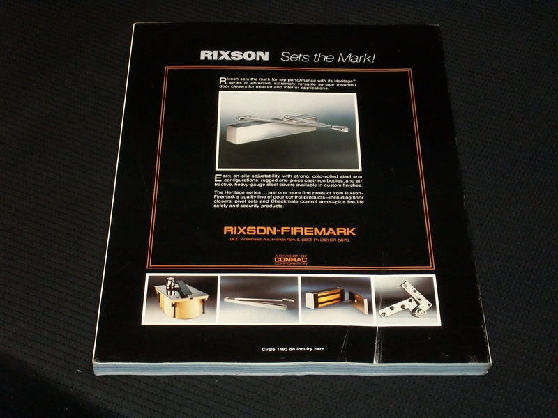 1984 DECEMBER ARCHITECTURAL RECORD MAGAZINE - PRODUCT REPORTS COVER - E 1008