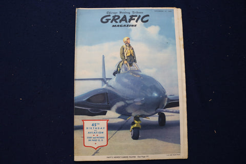 1948 DEC 12 GRAFIC MAGAZINE - OLIVIA DE HAVILLAND ARTICLE AND PHOTO - E 23041