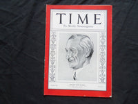 1932 AUGUST 29 TIME MAGAZINE - WILLIAM GIBBS MCADOO - T 334