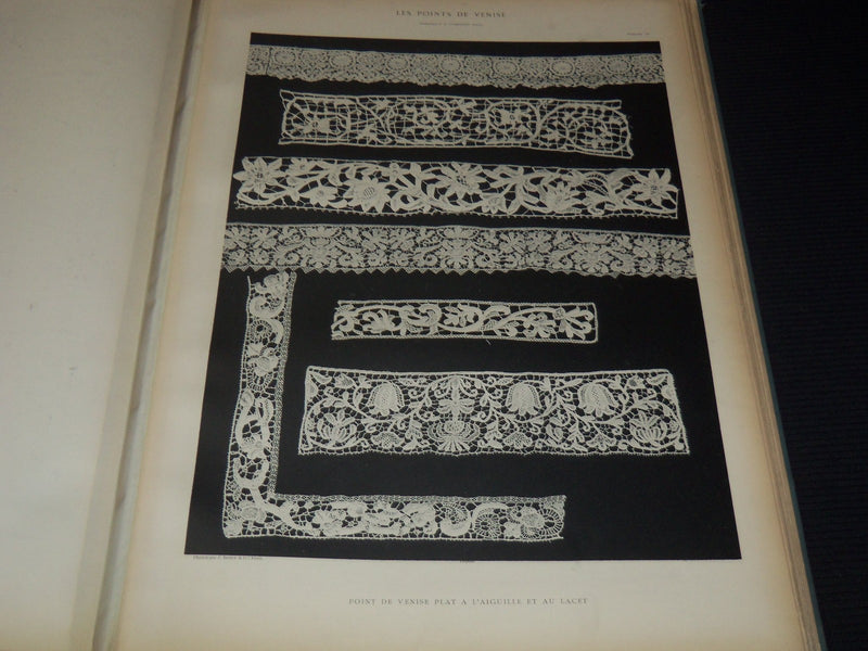 1900'S LES POINTS DE VENISE J G CAMERINO FRENCH LACE DESIGN FRENCH VOLUME- Z 269