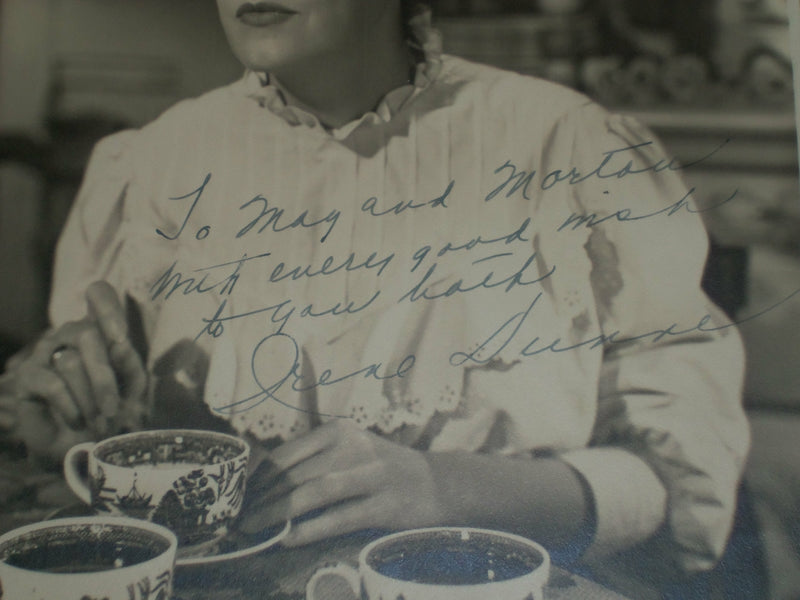 IRENE DUNNE - I REMEMBER MAMA - AUTOGRAPHED 8X10 PHOTOGRAPH - J 6253