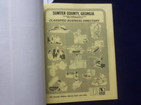 1977 SUMTER COUNTY, GEORGIA DIRECTORY - SOFTCOVER - JIMMIE CARTER - SP 1534T